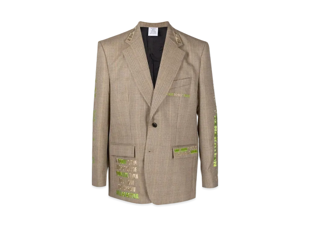 VETEMENTS Single Jacket "Tan"