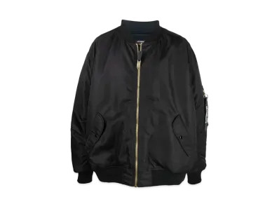 VETEMENTS Over Size Bomber Jacket "Black"
