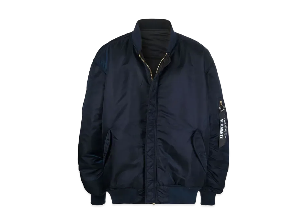 VETEMENTS X Alpha Industries Bomber Jacket "Black"