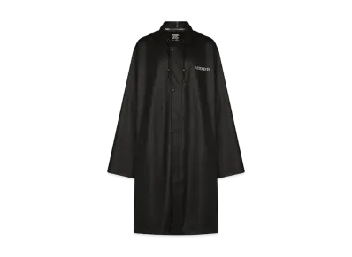 VETEMENTS Hooded Trench Court "Black"