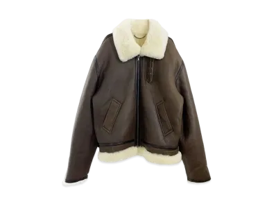 VETEMENTS Inside Out Shearling Jacket "Black"