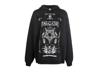 VETEMENTS J'Adore Hardcore Patchwork Parker "Black"