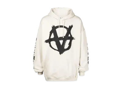 VETEMENTS Double Anarchy Logo Parker "Natural Black"