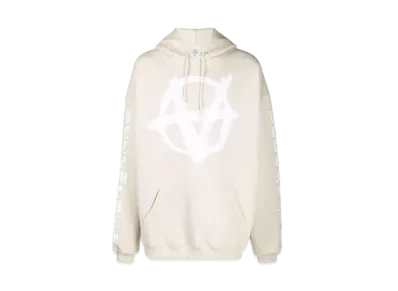 VETEMENTS Double Anarchy Logo Parker "Natural White"