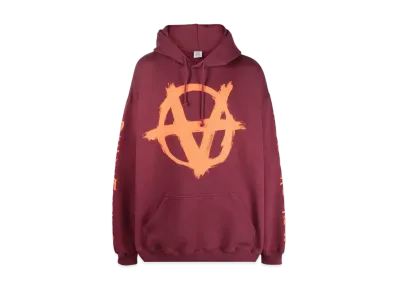 VETEMENTS Double Anarchy Logo Parker "Bordeaux"
