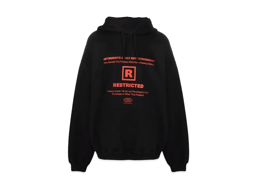 ヴェトモン　パーカー　アナーキー　ブラック　vetements 楽天市場】VETEMENTS ヴェトモン パーカー フーディ メンズ トップス