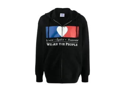 VETEMENTS We Are The People Zip Parker "Black"