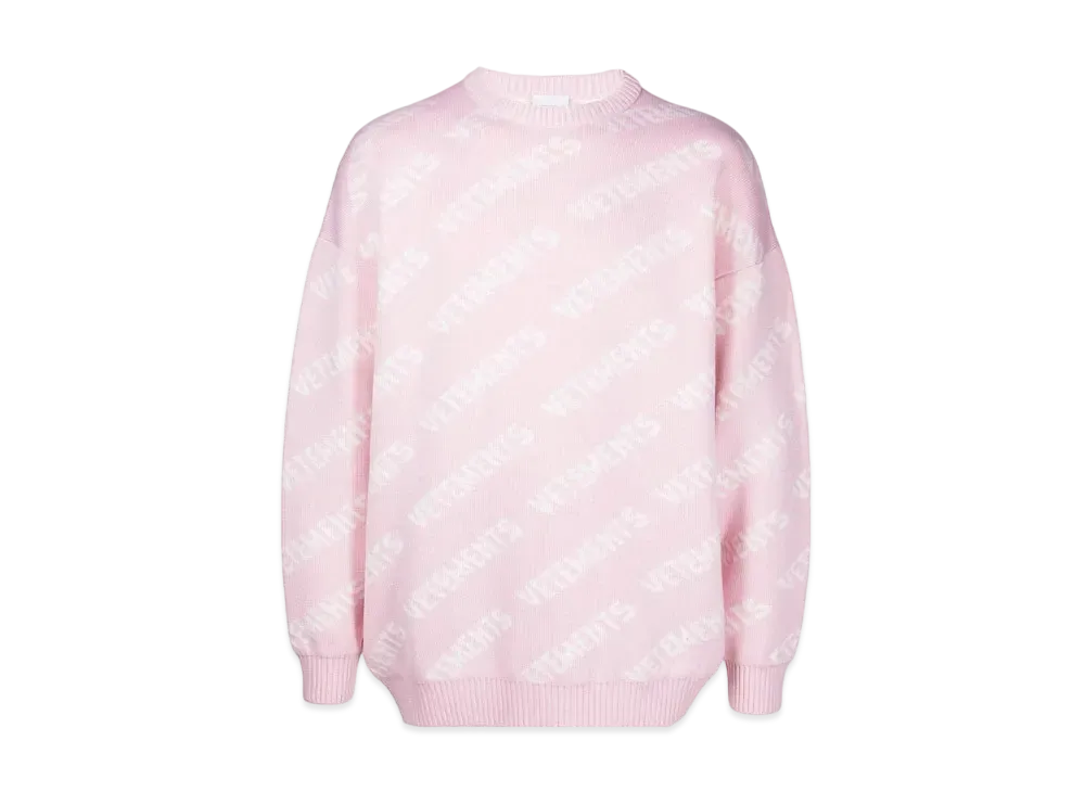 VETEMENTS Intercha Pullover "Pink"
