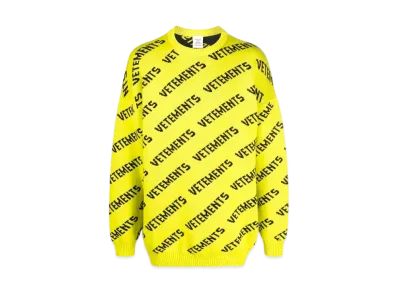 VETEMENTS Intercha Pullover "Neon Green"