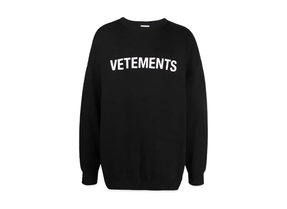 VETEMENTS Merino Wool Sweater "Black"
