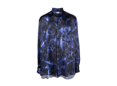 VETEMENTS Skull Print Shirts "Blue"