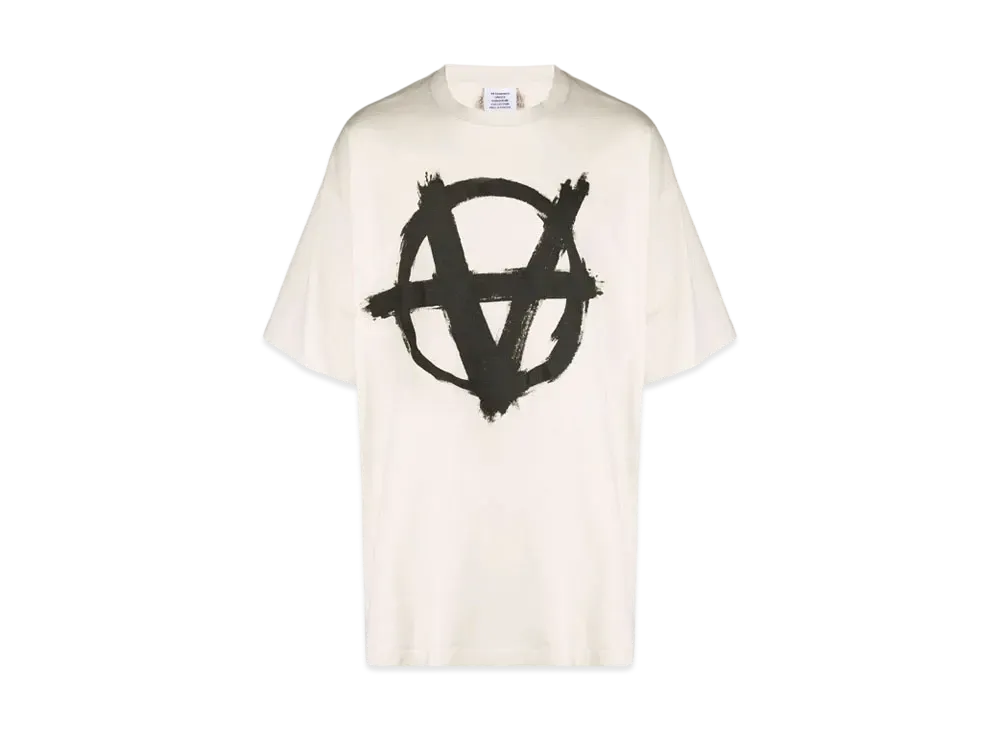 VETEMENTS Anarchy T-shirt "Natural"