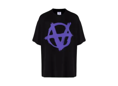 VETEMENTS Anarchy T-shirt "Black Purple"