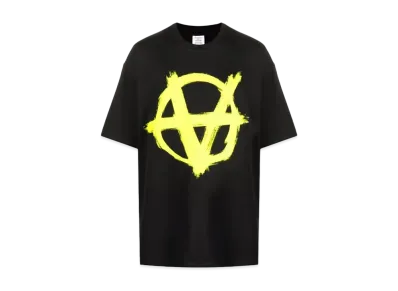 VETEMENTS Anarchy T-shirt "Black Neon Green"