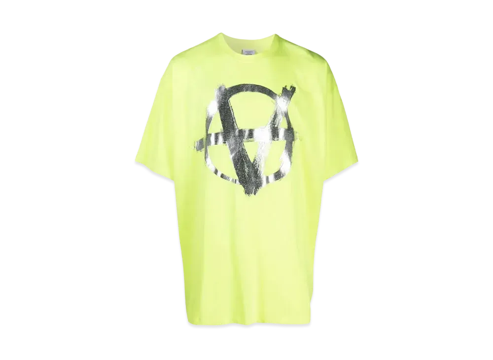 VETEMENTS Anarchy T-shirt "Neon Green"