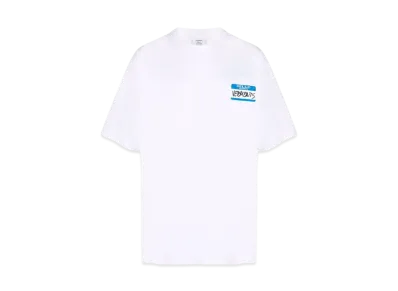 VETEMENTS My Name Is T-shirt "White"