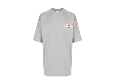 VETEMENTS NAME TAG T-shirt "Grey"