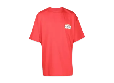 VETEMENTS NAME TAG T-shirt "Red"