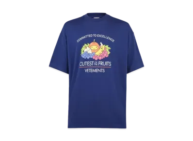 VETEMENTS Cutest of Fruits T-shrit "Royal"