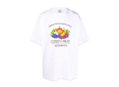 VETEMENTS Cutest of Fruits T-shrit "Black"
