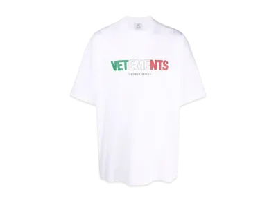 VETEMENTS Italy Logo Tee "White"
