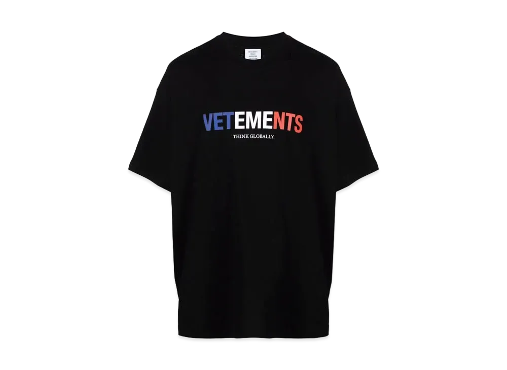 VETEMENTS France Logo Tee "Black"