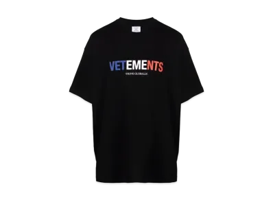 VETEMENTS France Logo Tee "Black"