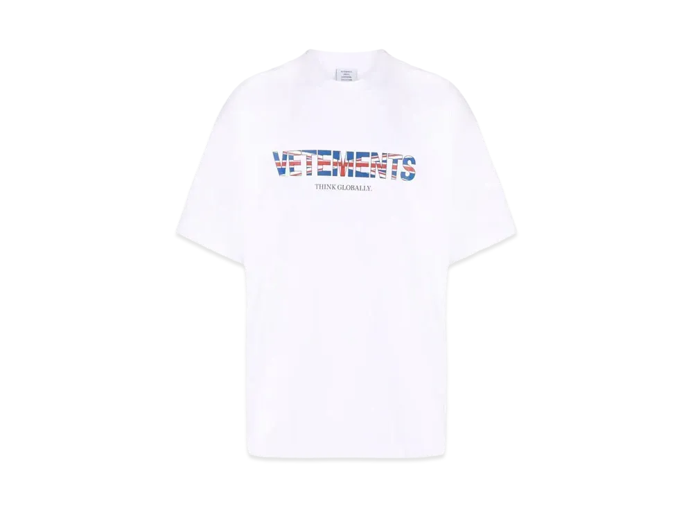 VETEMENTS England Logo Tee "White"