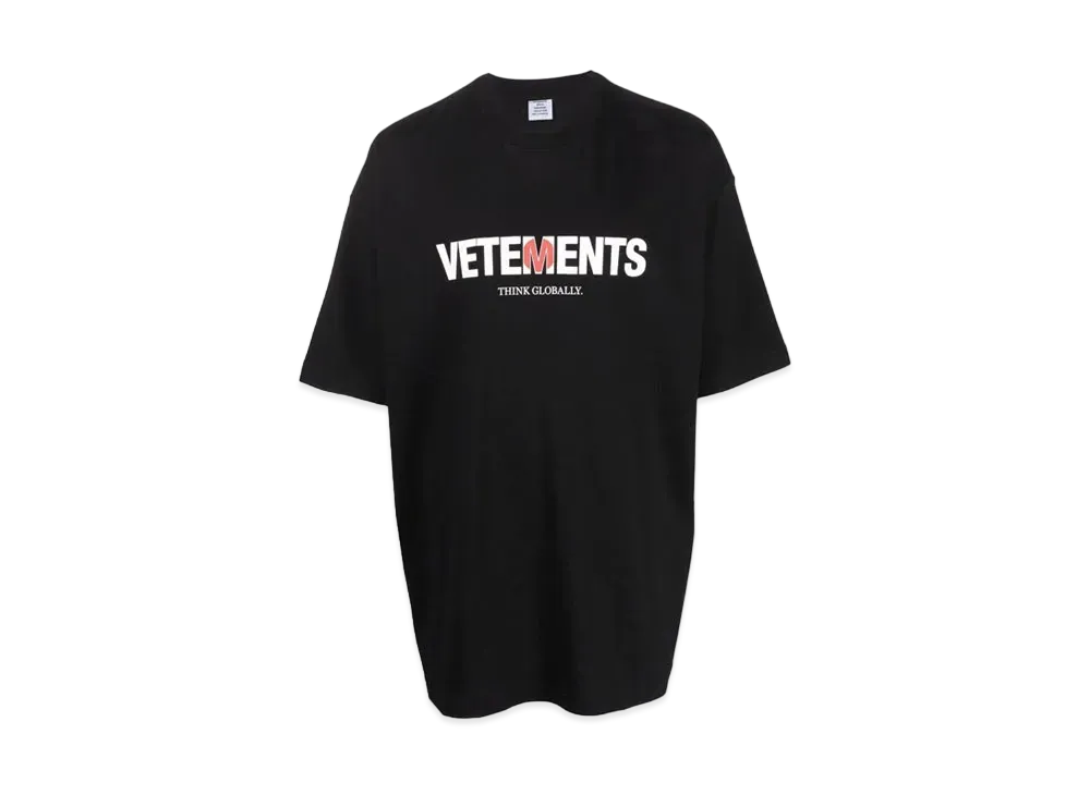 VETEMENTS Japan Logo Tee "Black"