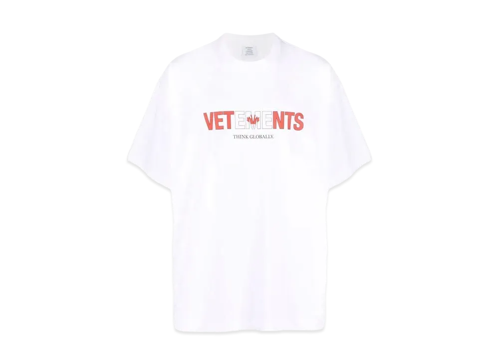 VETEMENTS Canada Logo Tee "White"