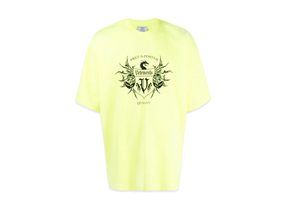 VETEMENTS Pret A Porter Tee "Neon Green"