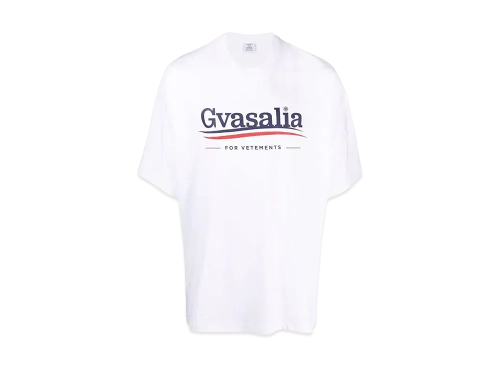 VETEMENTS Gvasalia Print Tee "White"