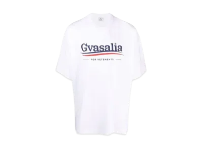 VETEMENTS Gvasalia Print Tee "White"