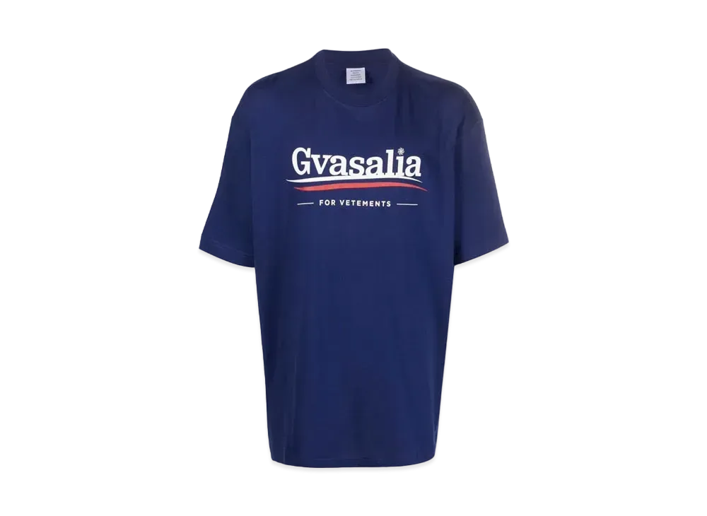 VETEMENTS Gvasalia Print Tee "Royal"