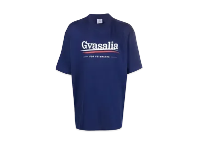 VETEMENTS Gvasalia Print Tee "Royal"