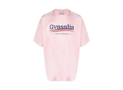 VETEMENTS Gvasalia Print Tee "Pink"