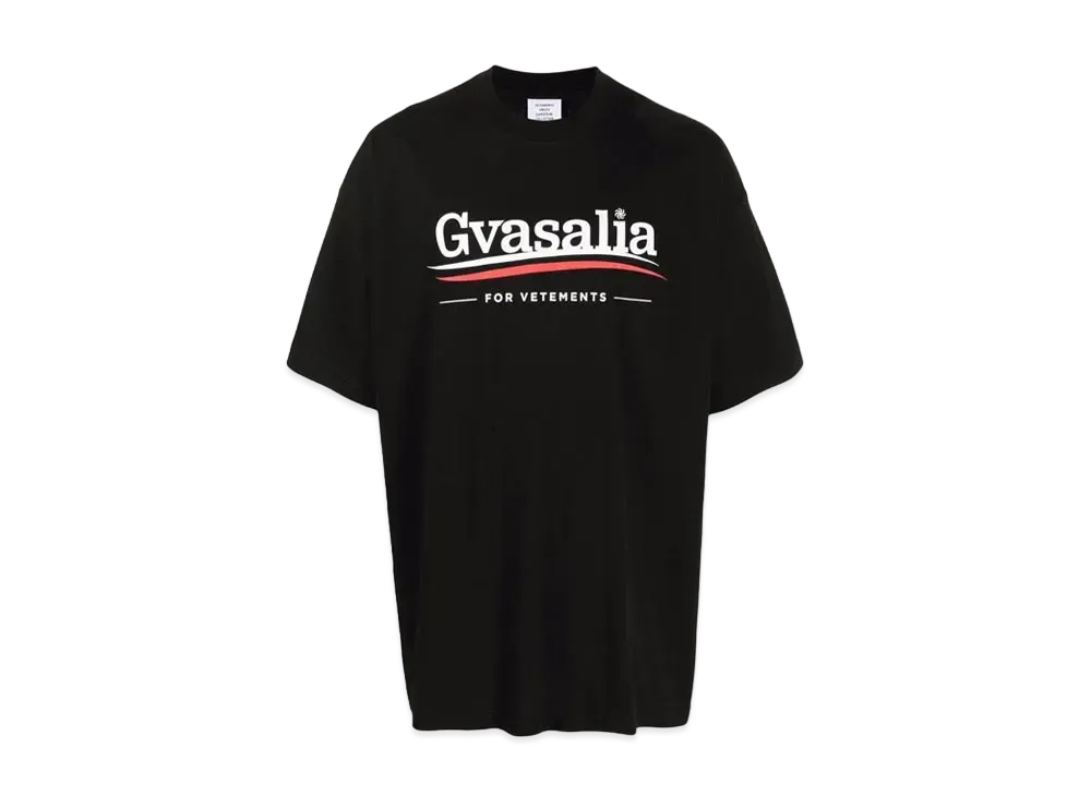 VETEMENTS Gvasalia Print Tee "Black"