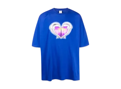 VETEMENTS Dolphins Heart Tee "Blue"
