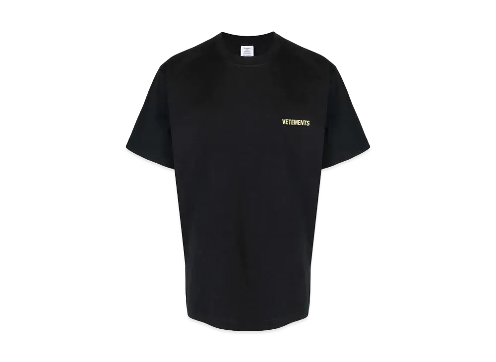 VETEMENTS Logo T-shirt "Black"