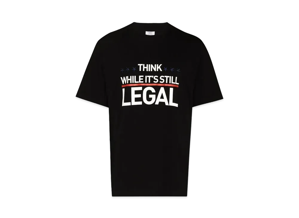 VETEMENTS Human Rights Tee "Black"