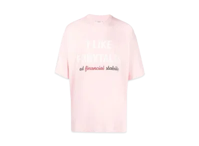 VETEMENTS I Like Long Walks Tee "Pink"