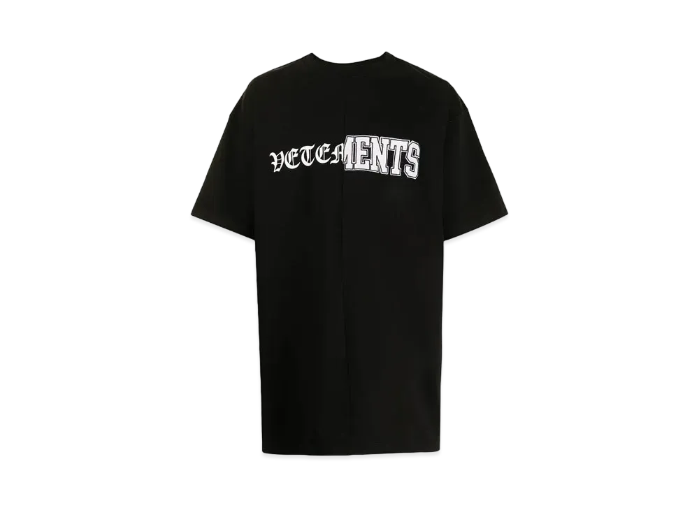 VETEMENTS Print T-Shirt "Black"