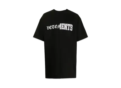 VETEMENTS Print T-Shirt "Black"