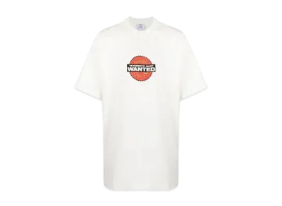 VETEMENTS Most Wanted Print Tee "White"