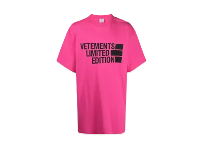 VETEMENTS Logo T-shirt "Pink"