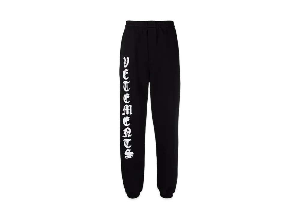 VETEMENTS Anarchy Logo Jogger Pants "Black"