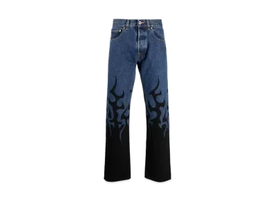 VETEMENTS Print Straight Jeans "Denim"