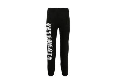 VETEMENTS logo jogger pants "Black"