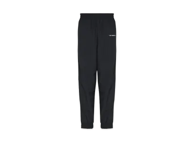 VETEMENTS logo tape track pants "Black"