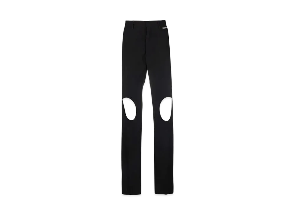 VETEMENTS Cut Out Deter Pants "Black"